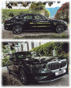 bmw 5 series chauffeur car hire