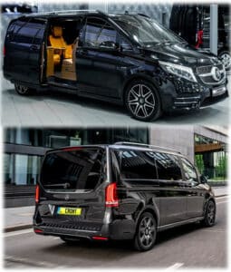 executive mercedes v class car hire