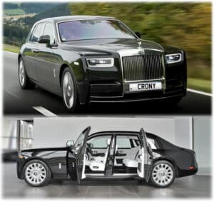 rolls royce phantom chauffeur hire london