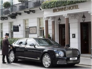 browns london hotel chauffeur services